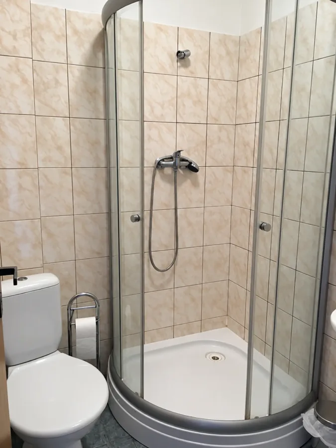 Private guest bathroom
