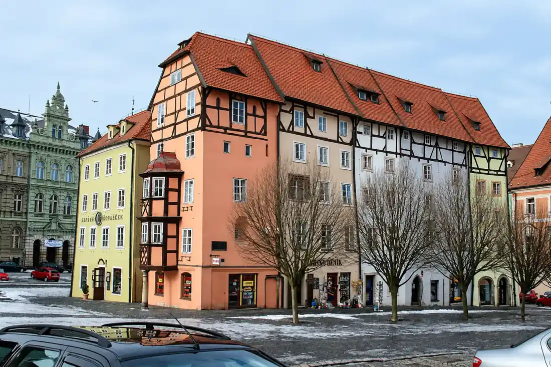 Historic houses in Cheb